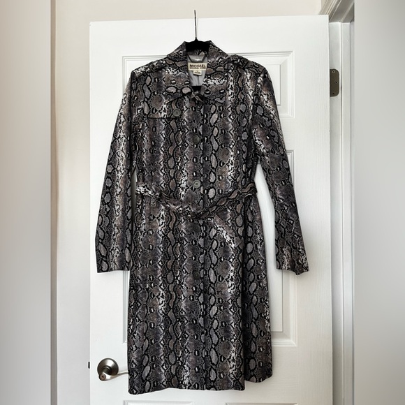 Michael Kors snakeskin trenchcoat - Picture 1 of 4